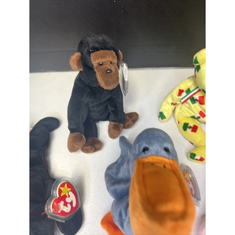Lot of 8 TY BEANIE BABIES All With Tags